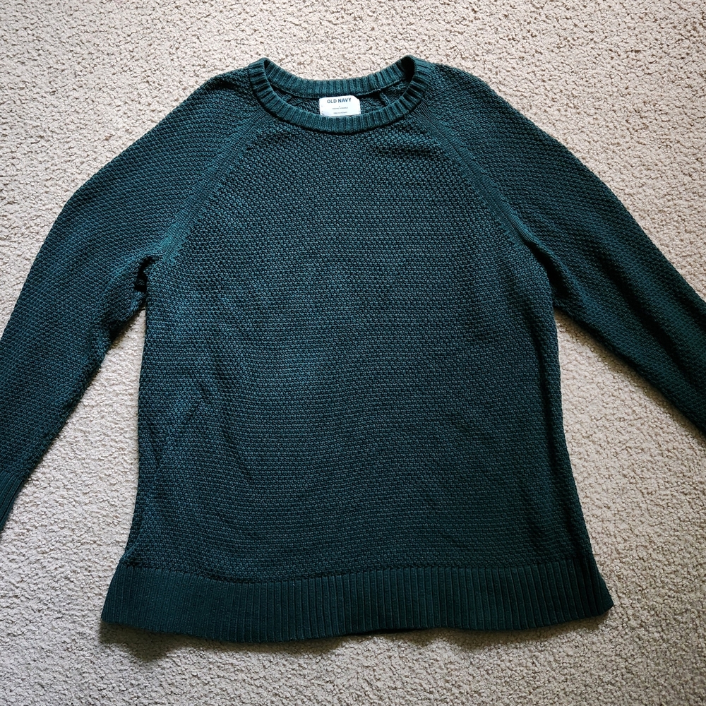 Old Navy Teal Crew Neck Sweater